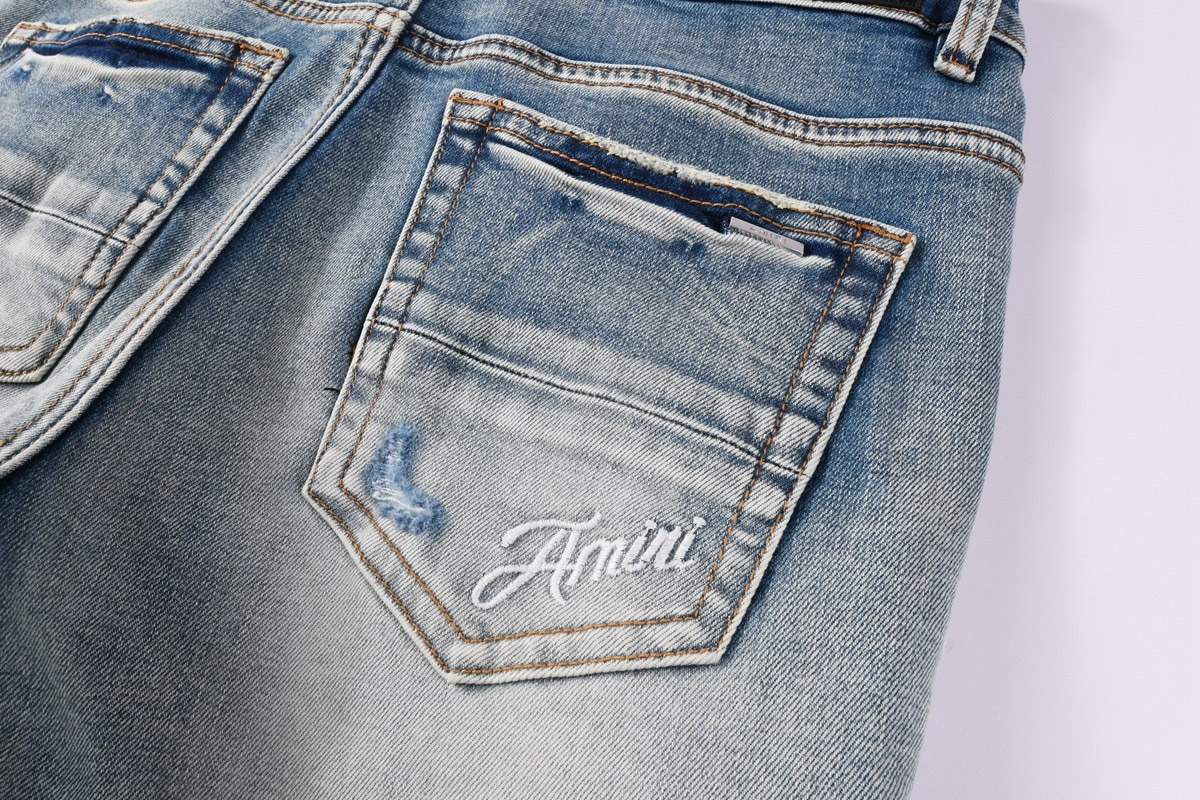 Amiris Jeans Men Fashion Patch Repair Low Rise Skinny Denim (11) - www.kitistry.com