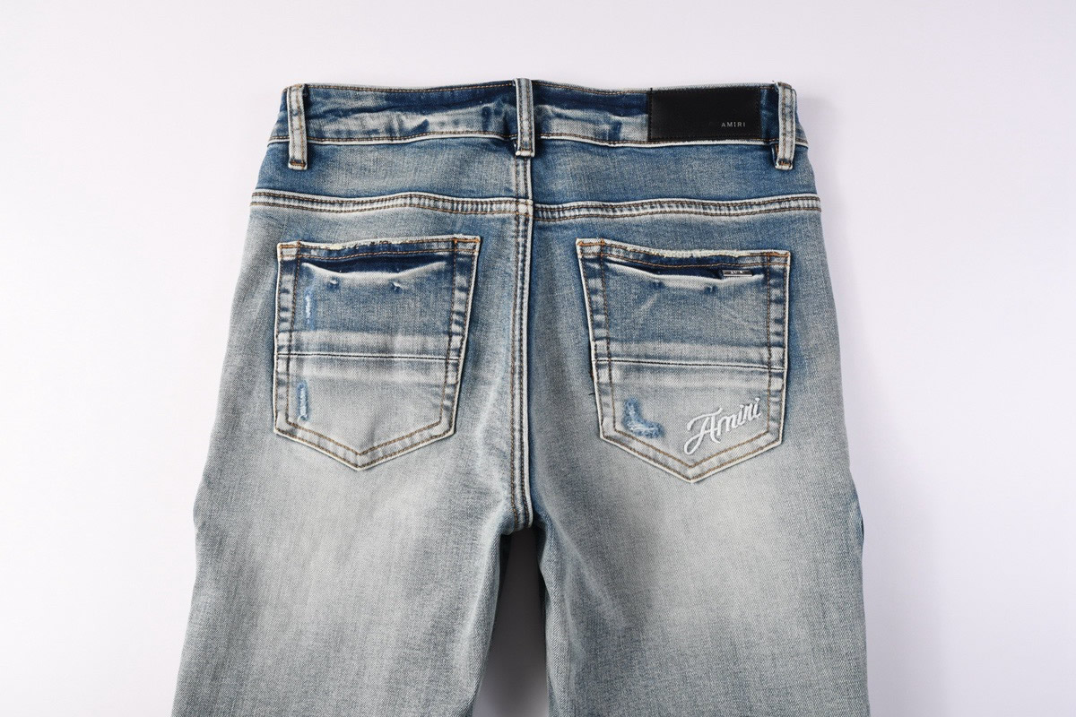 Amiris Jeans Men Fashion Patch Repair Low Rise Skinny Denim (9) - www.kitistry.com