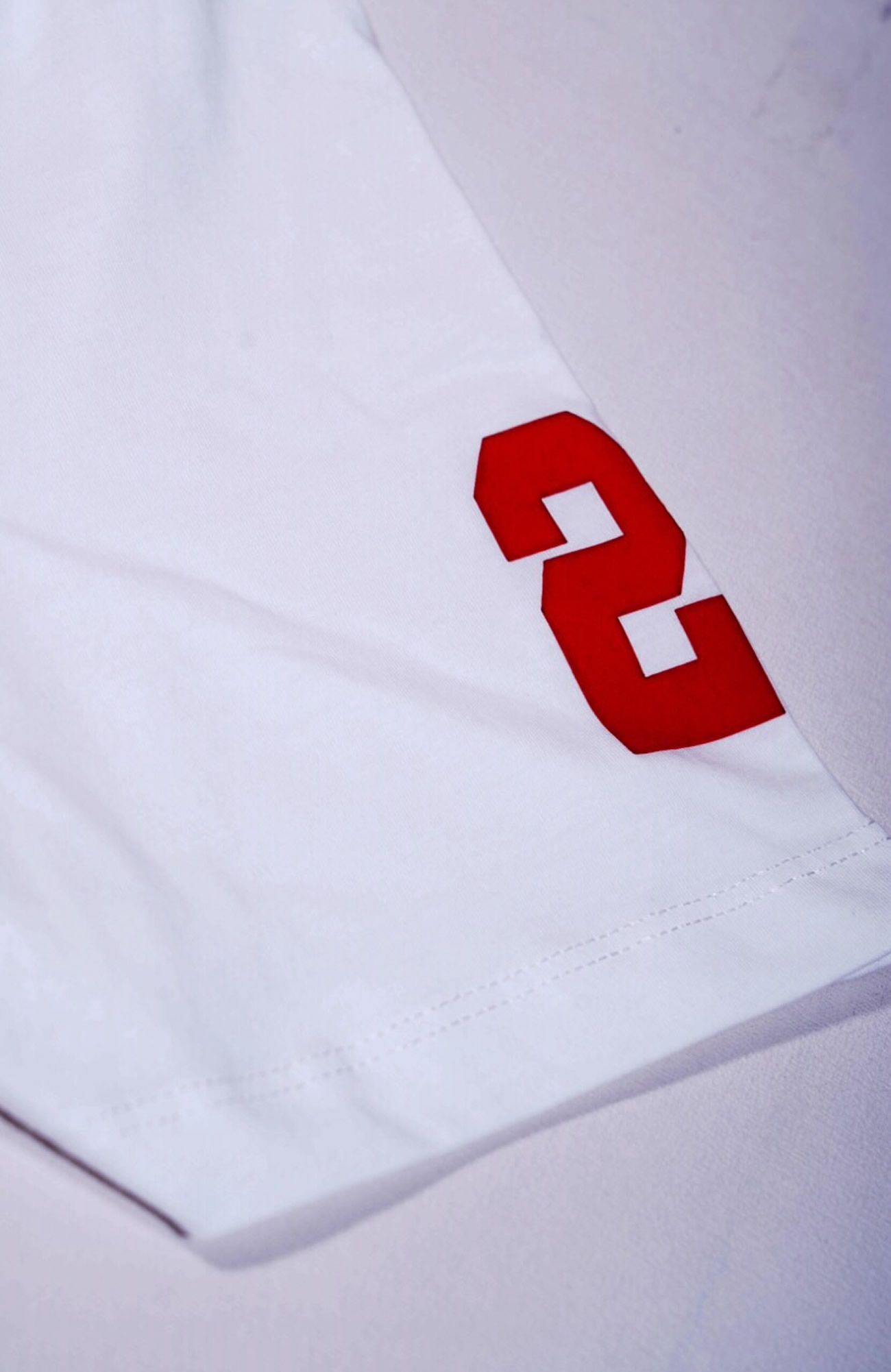 Amiri Logo Flocked Felt Trimmed Cotton Jersey White T Shirt (2) - www.kitistry.com Amiri Logo Flocked Felt Trimmed Cotton Jersey White T Shirt (2) - www.kitistry.com