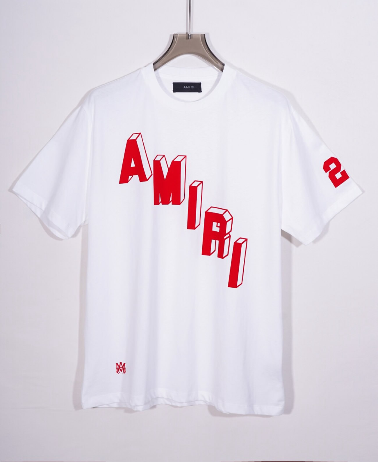 Amiri Logo Flocked Felt Trimmed Cotton Jersey White T Shirt (5) - www.kitistry.com Amiri Logo Flocked Felt Trimmed Cotton Jersey White T Shirt (5) - www.kitistry.com