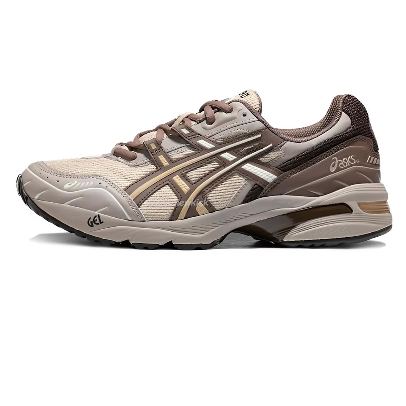 Asics Gel 1090 Grey Beige Birch French Blue White Sage Silver Cream Brown Silver Cream Gray Blue (10) - www.kitistry.com