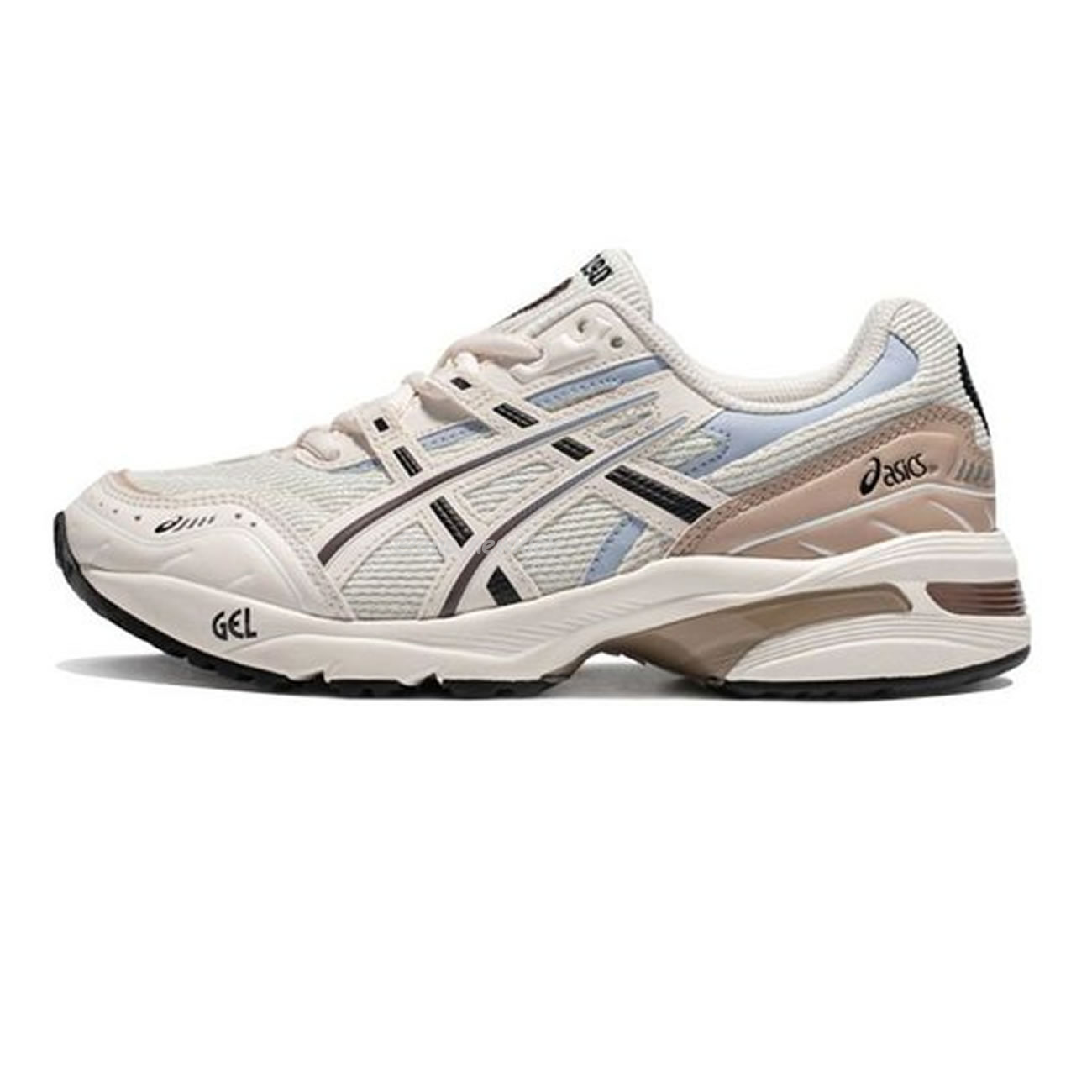 Asics Gel 1090 Grey Beige Birch French Blue White Sage Silver Cream Brown Silver Cream Gray Blue (13) - www.kitistry.com