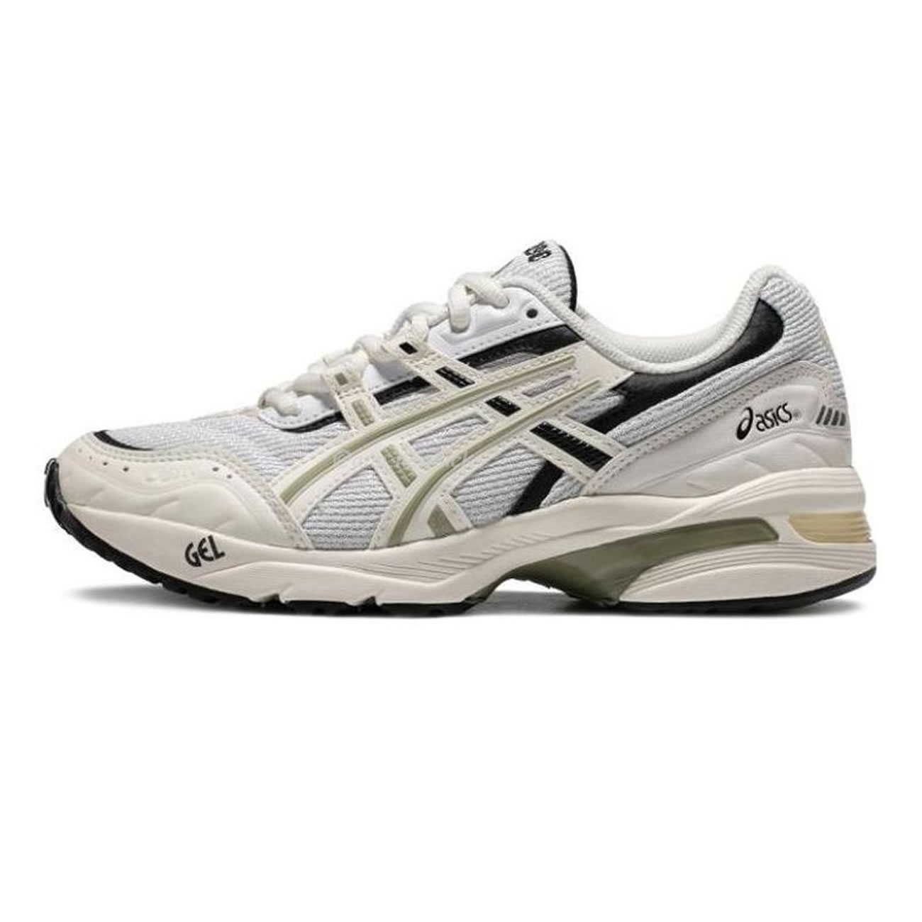 Asics Gel 1090 Grey Beige Birch French Blue White Sage Silver Cream Brown Silver Cream Gray Blue (26) - www.kitistry.com