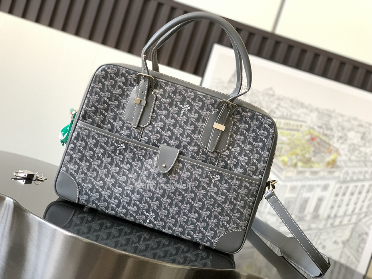 Goyard Ambassade Medium Size Briefcase (9) - www.kitistry.com Goyard Ambassade Medium Size Briefcase (9) - www.kitistry.com
