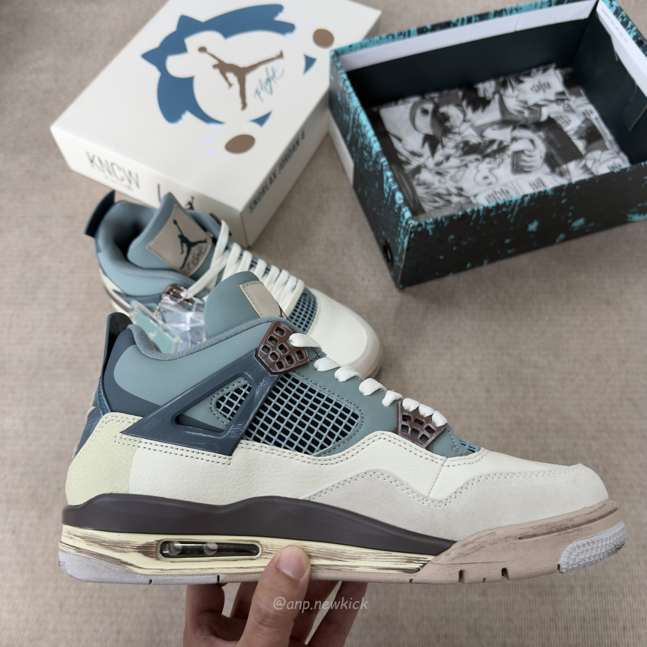 Air Jordan 4 Retro X Andrew Chiou Snorlax Custom (10) - www.kitistry.com Air Jordan 4 Retro X Andrew Chiou Snorlax Custom (10) - www.kitistry.com