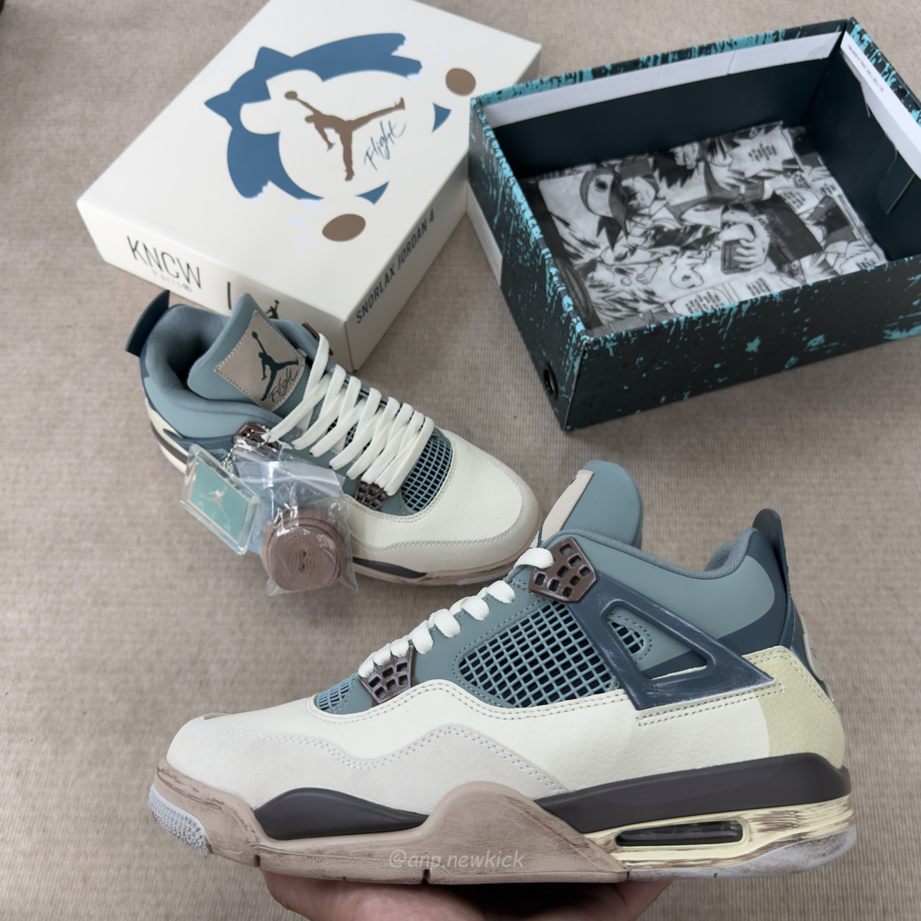 Air Jordan 4 Retro X Andrew Chiou Snorlax Custom (4) - www.kitistry.com Air Jordan 4 Retro X Andrew Chiou Snorlax Custom (4) - www.kitistry.com