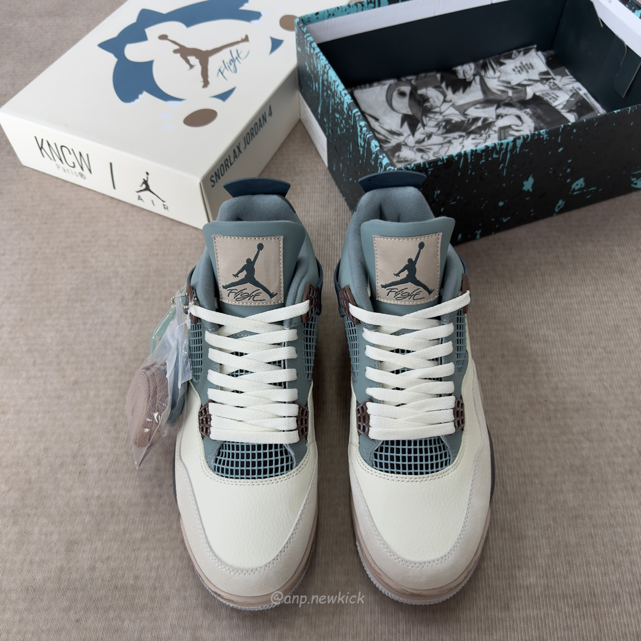 Air Jordan 4 Retro X Andrew Chiou Snorlax Custom (8) - www.kitistry.com Air Jordan 4 Retro X Andrew Chiou Snorlax Custom (8) - www.kitistry.com