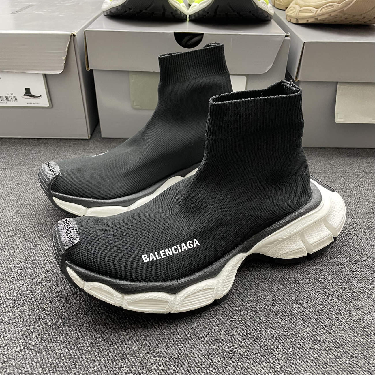 Balenciaga 3xl Sock Recycled Knit Sneakers Black White Fluo Yellow Beige (14) - www.kitistry.com Balenciaga 3xl Sock Recycled Knit Sneakers Black White Fluo Yellow Beige (14) - www.kitistry.com
