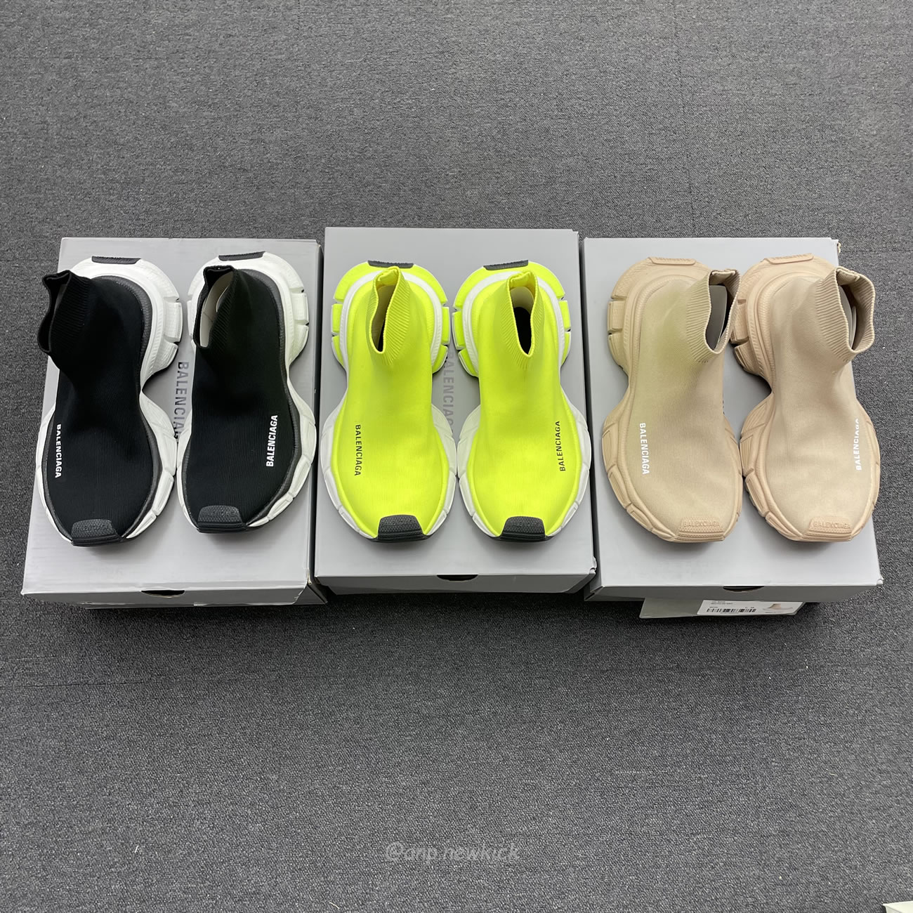 Balenciaga 3xl Sock Recycled Knit Sneakers Black White Fluo Yellow Beige (16) - www.kitistry.com Balenciaga 3xl Sock Recycled Knit Sneakers Black White Fluo Yellow Beige (16) - www.kitistry.com