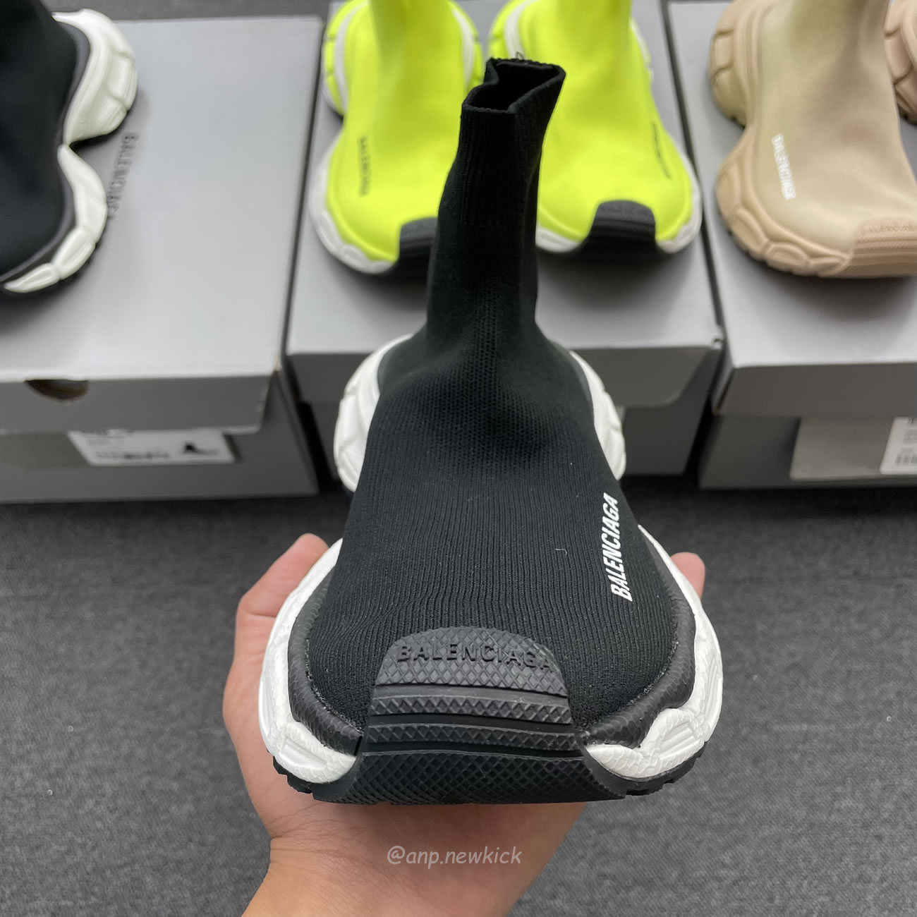 Balenciaga 3xl Sock Recycled Knit Sneakers Black White Fluo Yellow Beige (6) - www.kitistry.com Balenciaga 3xl Sock Recycled Knit Sneakers Black White Fluo Yellow Beige (6) - www.kitistry.com