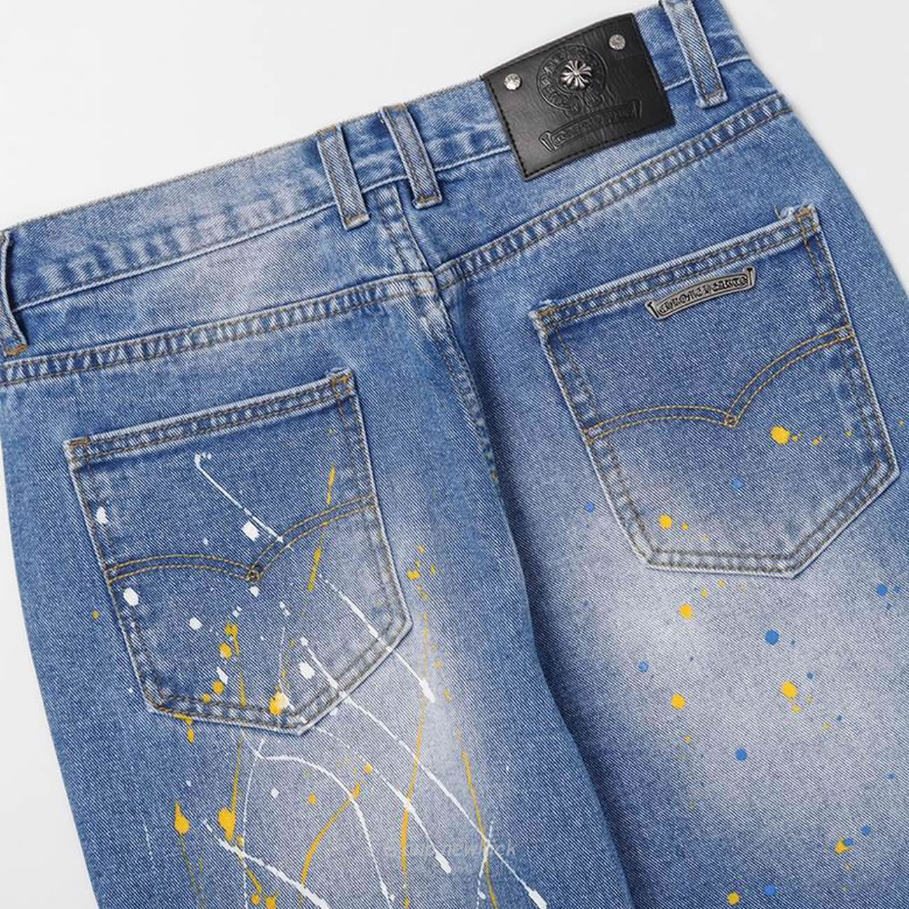 Chrome Hearts Blue Speckle Jeans Cross (10) - www.kitistry.com Chrome Hearts Blue Speckle Jeans Cross (10) - www.kitistry.com