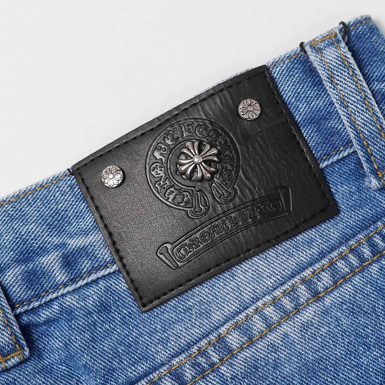 Chrome Hearts Blue Speckle Jeans Cross (11) - www.kitistry.com Chrome Hearts Blue Speckle Jeans Cross (11) - www.kitistry.com
