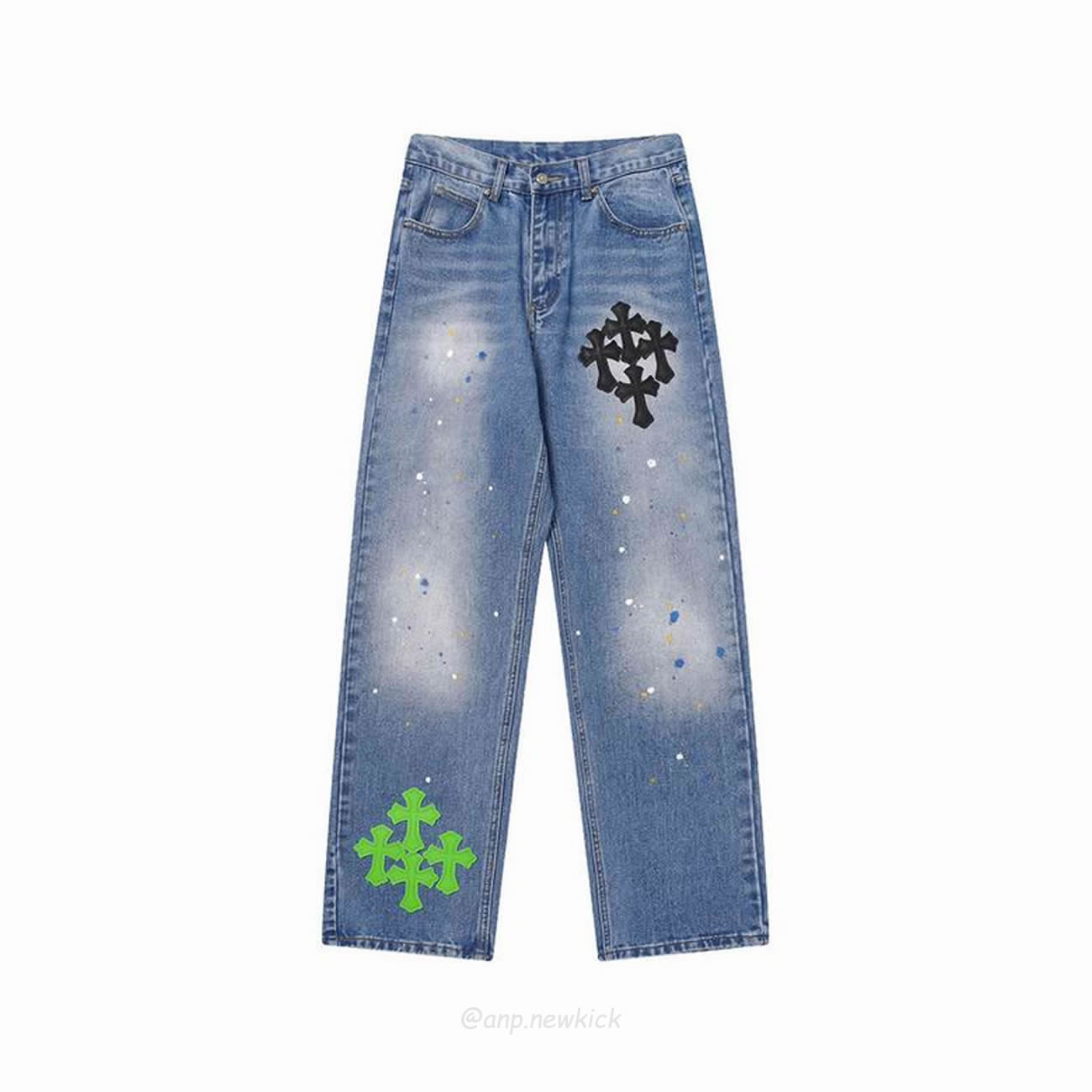 Chrome Hearts Blue Speckle Jeans Cross (2) - www.kitistry.com Chrome Hearts Blue Speckle Jeans Cross (2) - www.kitistry.com