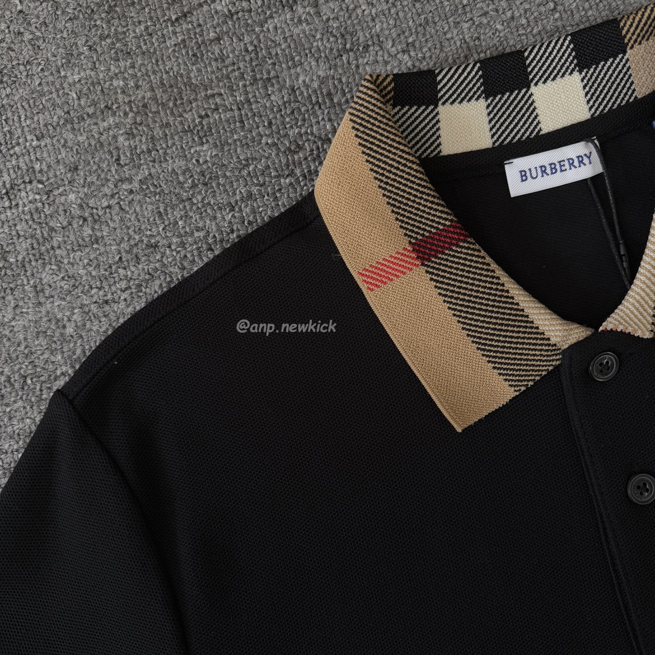 Burberry Plaid Collar Polo Shirt Pure Cotton 8072661s (2) - www.kitistry.com Burberry Plaid Collar Polo Shirt Pure Cotton 8072661s (2) - www.kitistry.com