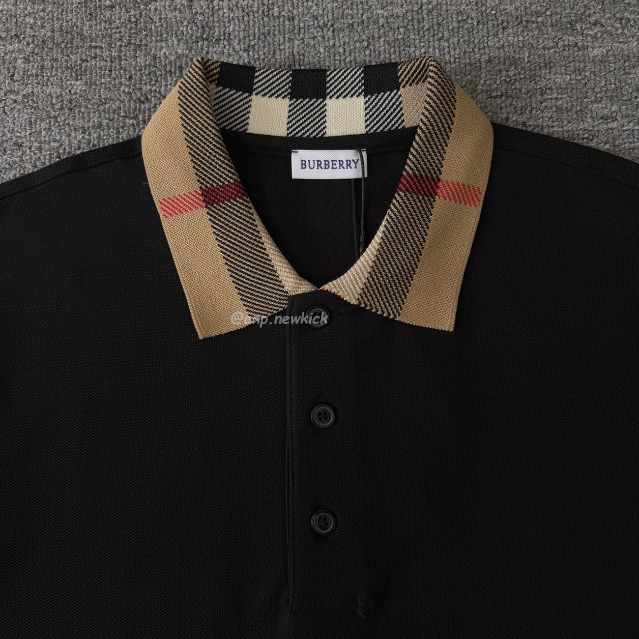 Burberry Plaid Collar Polo Shirt Pure Cotton 8072661s (6) - www.kitistry.com Burberry Plaid Collar Polo Shirt Pure Cotton 8072661s (6) - www.kitistry.com