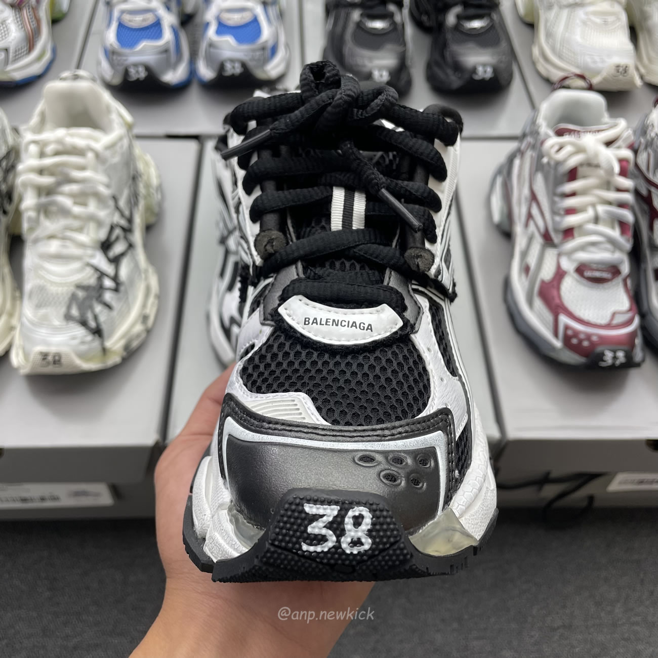 Balenciaga Runner White Grey Silver Black Blue Multicolor Burgundy (13) - www.kitistry.com Balenciaga Runner White Grey Silver Black Blue Multicolor Burgundy (13) - www.kitistry.com