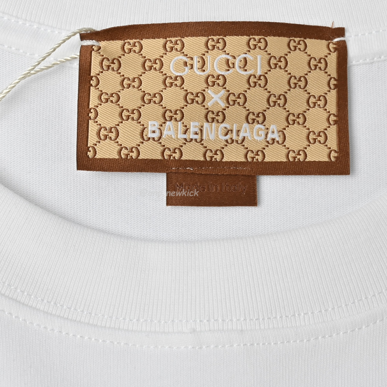 Balenciaga X Gucci Co Branded Double B Letter Printed Logo Printed Short Sleeved T Shirt (10) - www.kitistry.com Balenciaga X Gucci Co Branded Double B Letter Printed Logo Printed Short Sleeved T Shirt (10) - www.kitistry.com