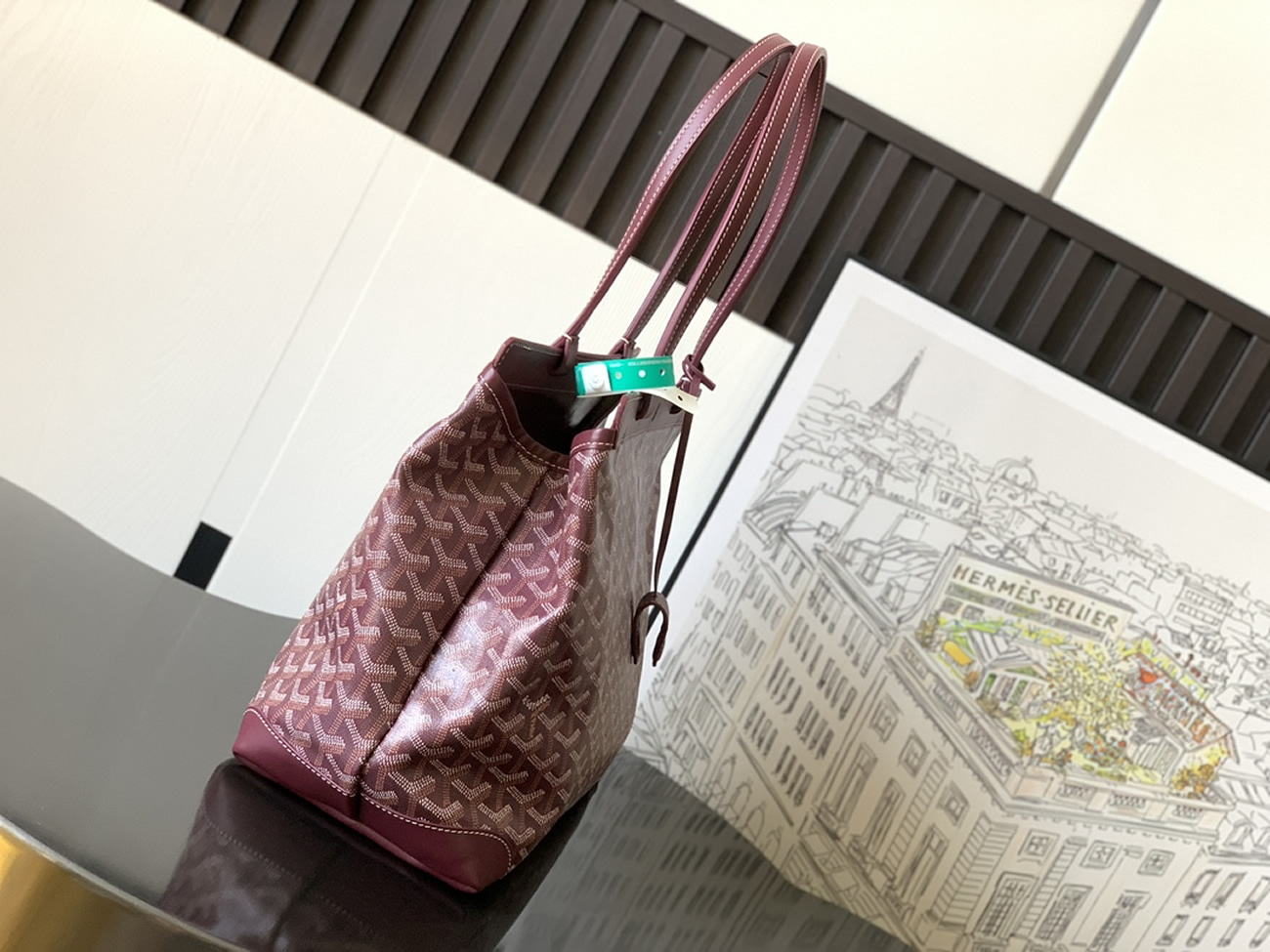Goyard Bellechasse Biaude Tote Bag Blacknatural Black Grey Navy White Green Yellow Red Burgundy (34) - www.kitistry.com Goyard Bellechasse Biaude Tote Bag Blacknatural Black Grey Navy White Green Yellow Red Burgundy (34) - www.kitistry.com