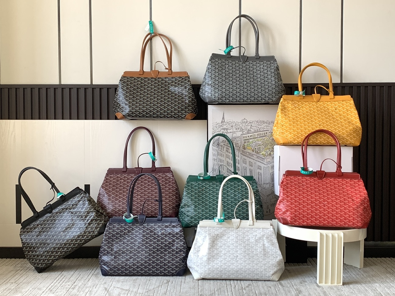 Goyard Bellechasse Biaude Tote Bag Blacknatural Black Grey Navy White Green Yellow Red Burgundy (36) - www.kitistry.com Goyard Bellechasse Biaude Tote Bag Blacknatural Black Grey Navy White Green Yellow Red Burgundy (36) - www.kitistry.com