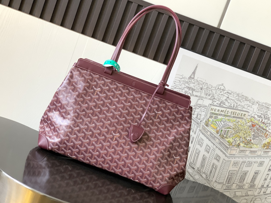 Goyard Bellechasse Biaude Tote Bag Blacknatural Black Grey Navy White Green Yellow Red Burgundy (7) - www.kitistry.com Goyard Bellechasse Biaude Tote Bag Blacknatural Black Grey Navy White Green Yellow Red Burgundy (7) - www.kitistry.com