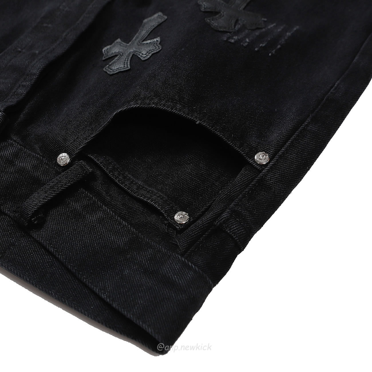Chrome Hearts Black Cross Jeans (8) - www.kitistry.com
