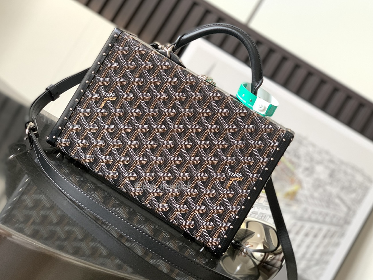 Goyard Grand Hôtel Box Bag 17 Cm X 7.7 Cm X 24.5 Cm (10) - www.kitistry.com Goyard Grand Hôtel Box Bag 17 Cm X 7.7 Cm X 24.5 Cm (10) - www.kitistry.com