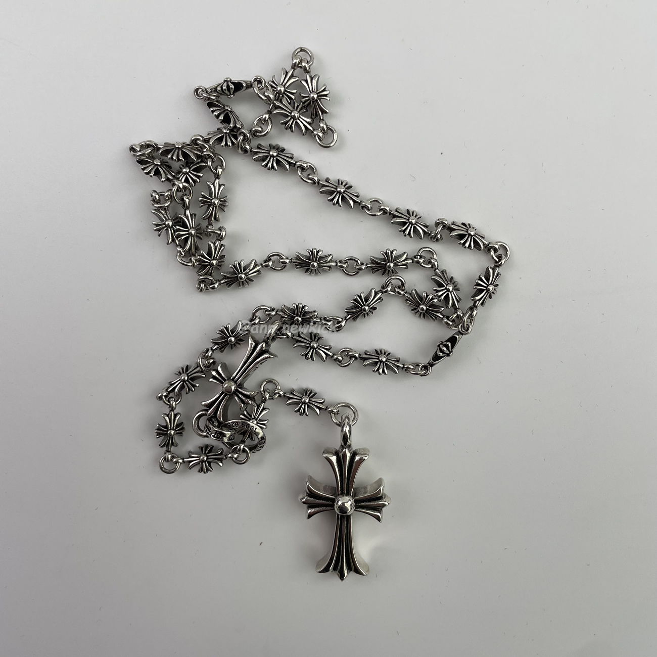 Chrome Hearts Pearl Silver Cross Flower Letter Ball Bracelet (11) - www.kitistry.com Chrome Hearts Pearl Silver Cross Flower Letter Ball Bracelet (11) - www.kitistry.com
