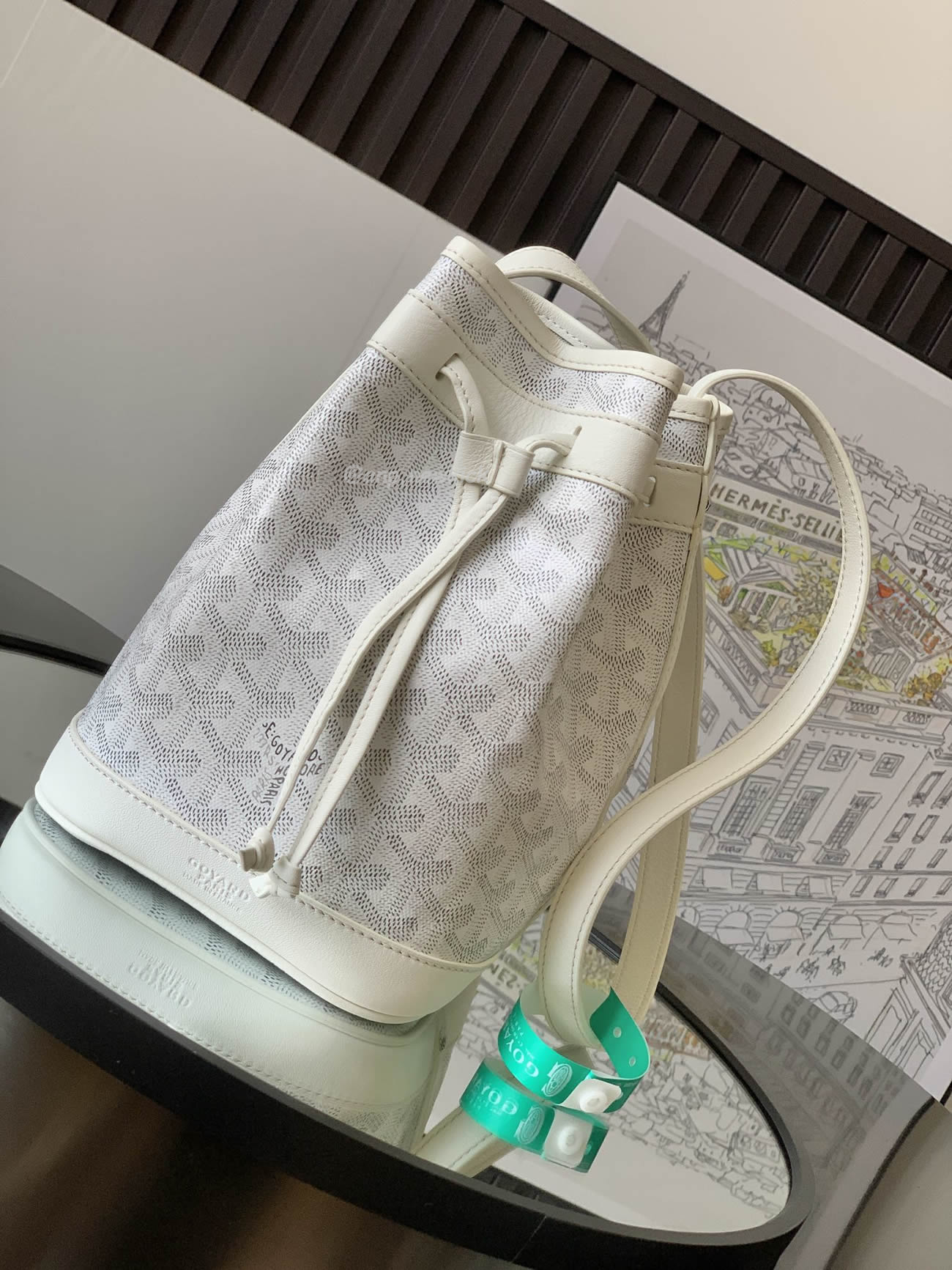 Goyard Petit Flot Bucket Bag 23 Cm X 14.5 Cm X 17 Cm (24) - www.kitistry.com Goyard Petit Flot Bucket Bag 23 Cm X 14.5 Cm X 17 Cm (24) - www.kitistry.com