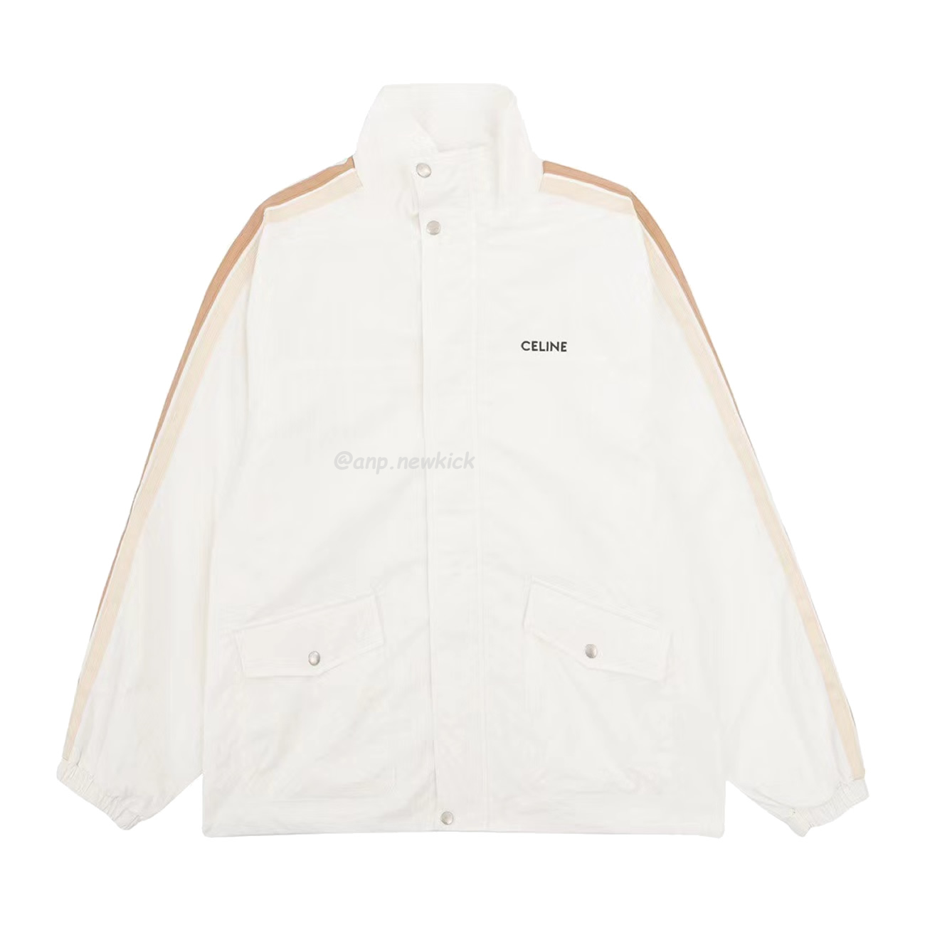 Celine Side Woven Zippered Jacket Black White (18) - www.kitistry.com Celine Side Woven Zippered Jacket Black White (18) - www.kitistry.com