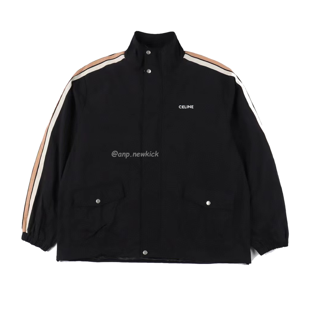 Celine Side Woven Zippered Jacket Black White (7) - www.kitistry.com Celine Side Woven Zippered Jacket Black White (7) - www.kitistry.com
