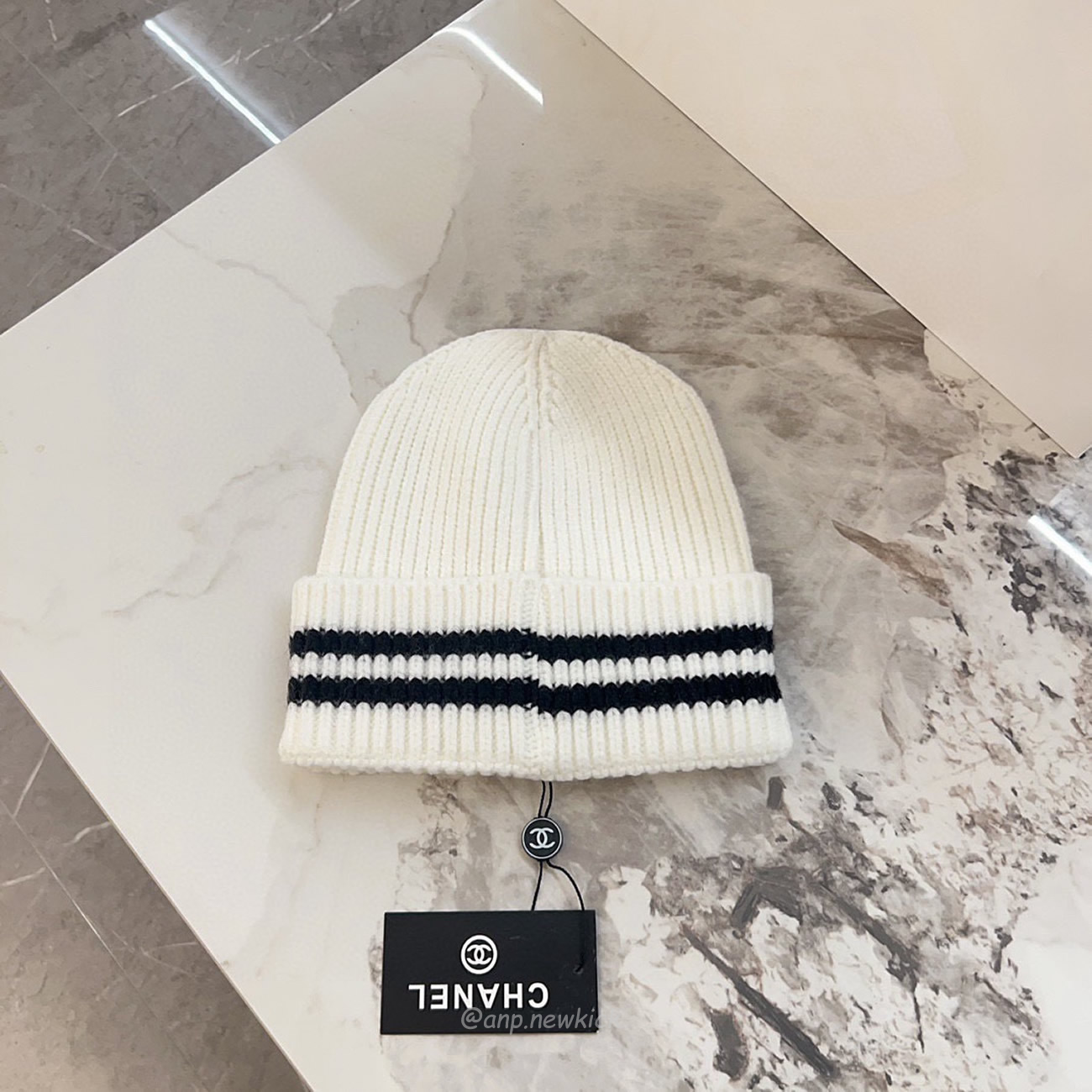 Chanel Knitted Cold Hat White Black Gray Brown (11) - www.kitistry.com Chanel Knitted Cold Hat White Black Gray Brown (11) - www.kitistry.com