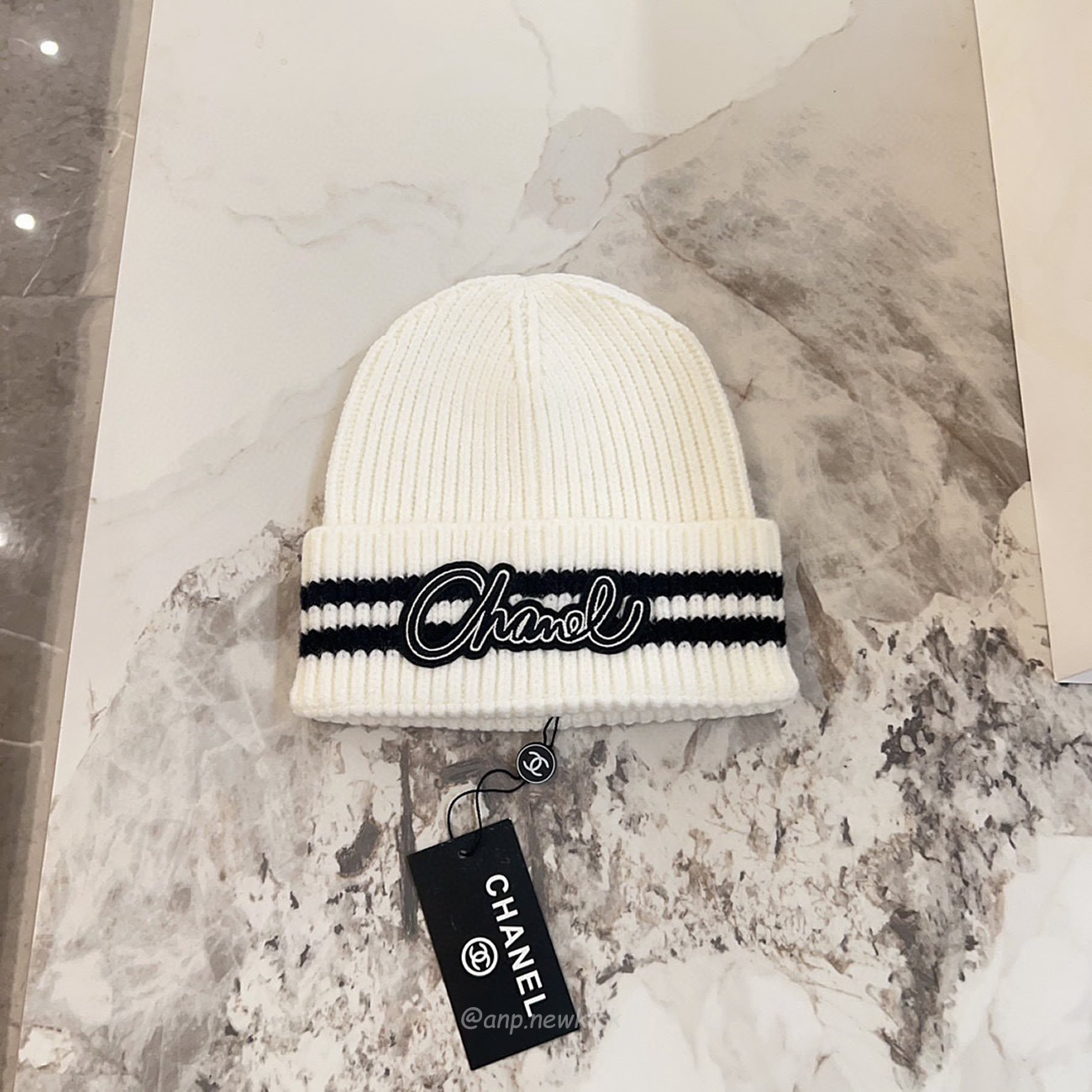 Chanel Knitted Cold Hat White Black Gray Brown (5) - www.kitistry.com Chanel Knitted Cold Hat White Black Gray Brown (5) - www.kitistry.com