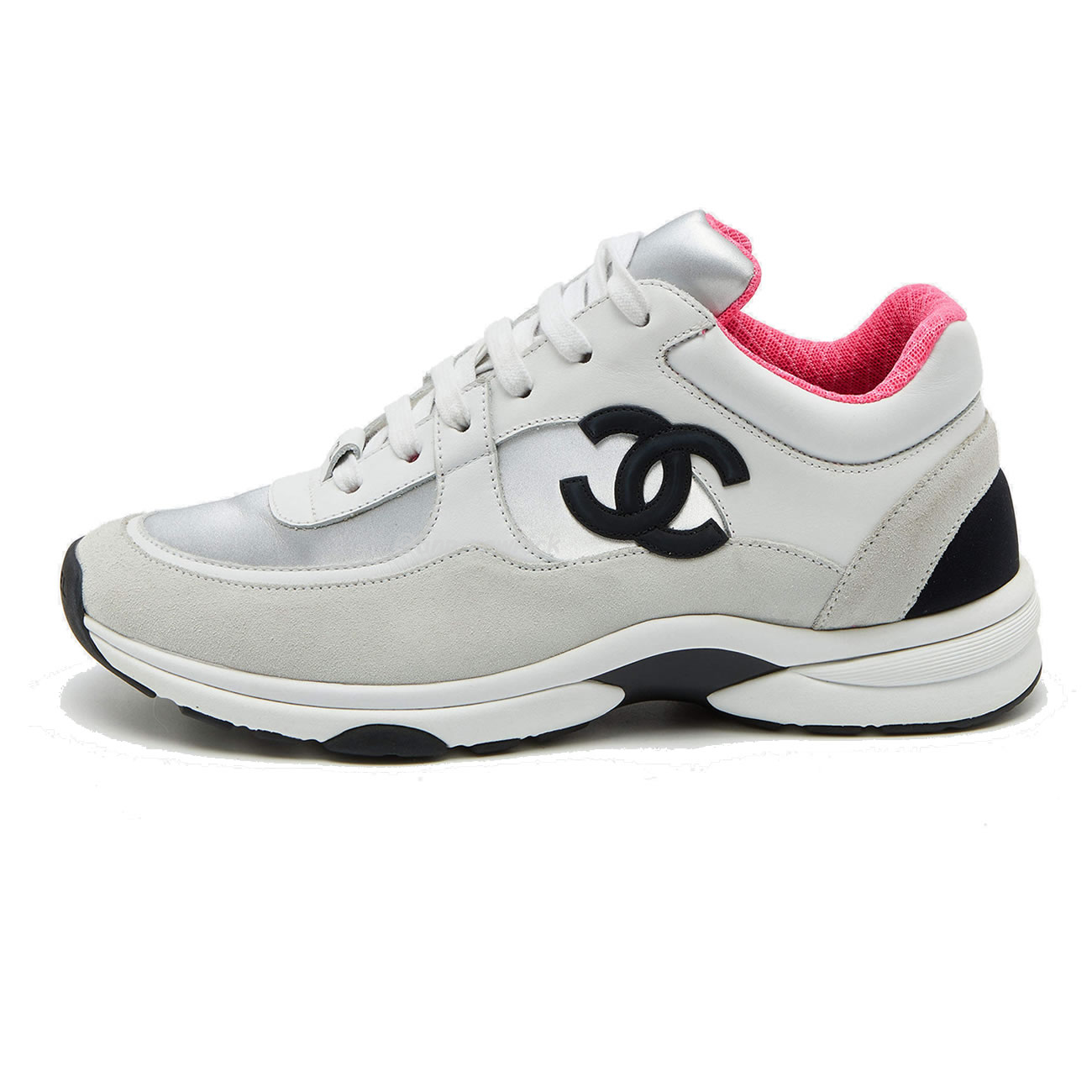 Chanel White Pink Blue Sneakers (1) - www.kitistry.com Chanel White Pink Blue Sneakers (1) - www.kitistry.com