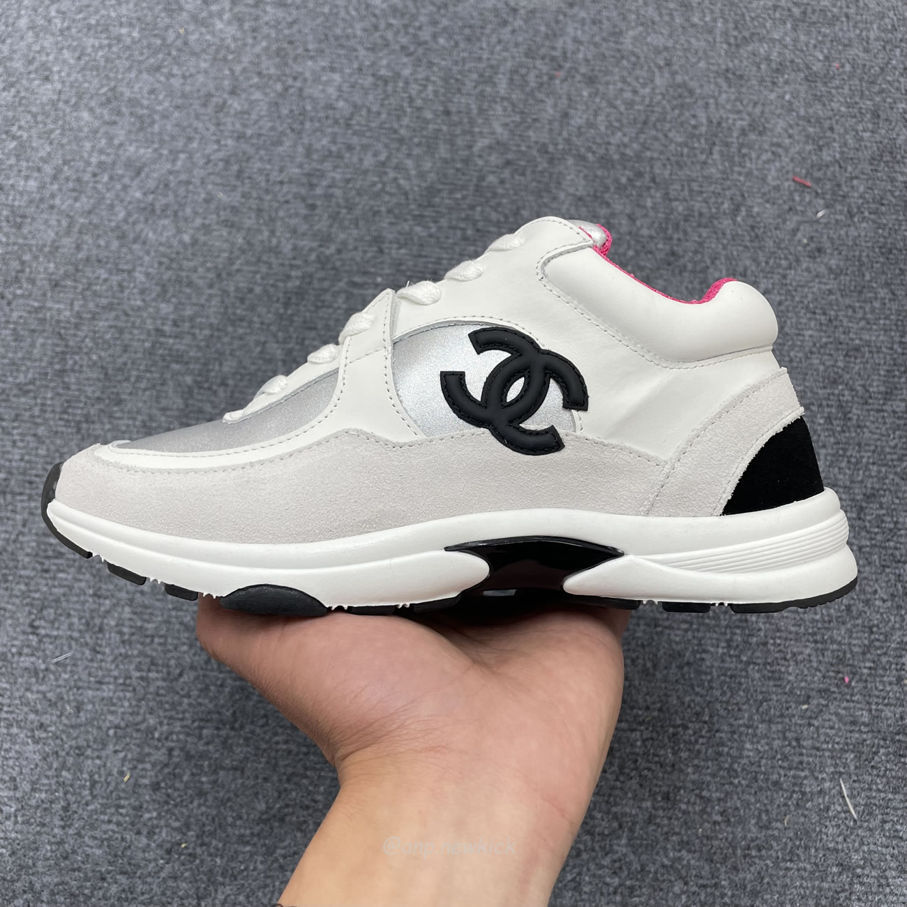 Chanel White Pink Blue Sneakers (4) - www.kitistry.com Chanel White Pink Blue Sneakers (4) - www.kitistry.com