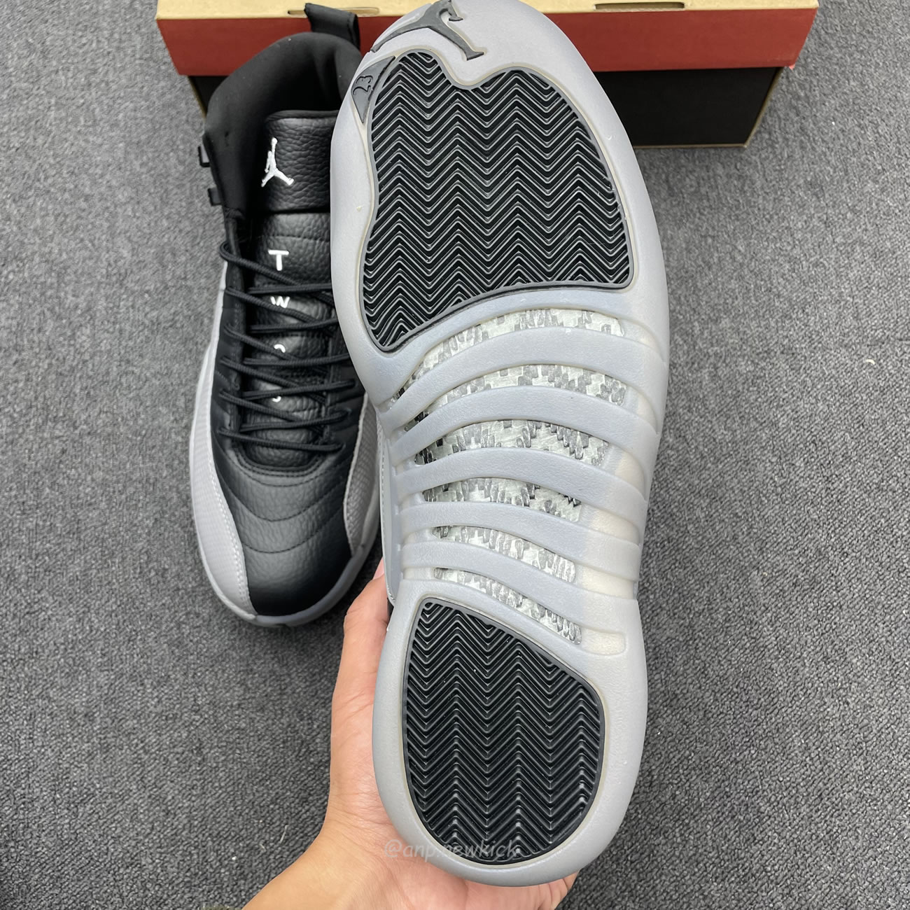 Air Jordan 12 Black Wolf Grey Ct8013 019 (3) - www.kitistry.com