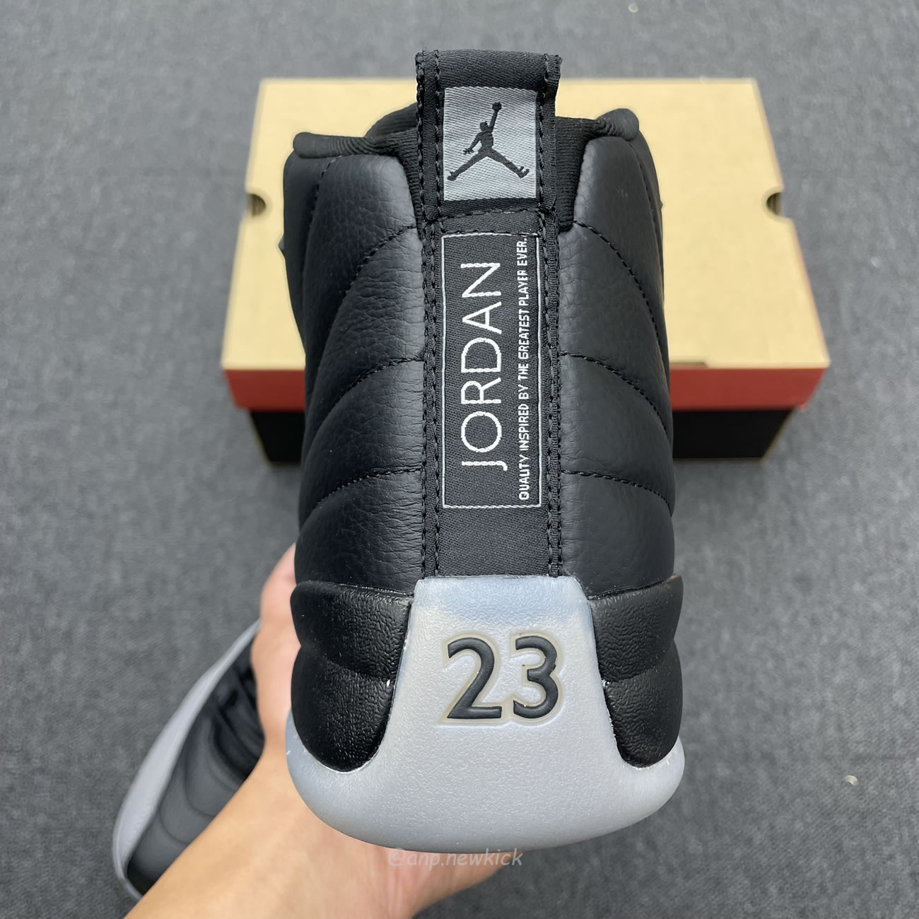 Air Jordan 12 Black Wolf Grey Ct8013 019 (5) - www.kitistry.com