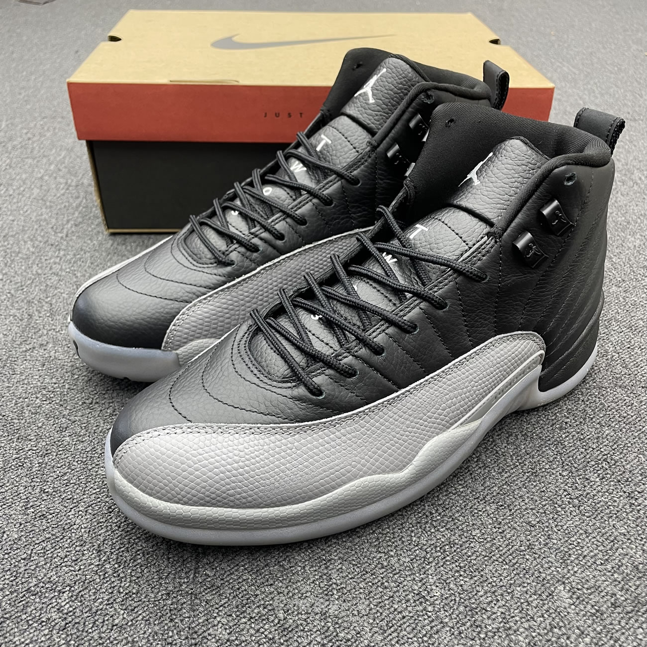 Air Jordan 12 Black Wolf Grey Ct8013 019 (8) - www.kitistry.com