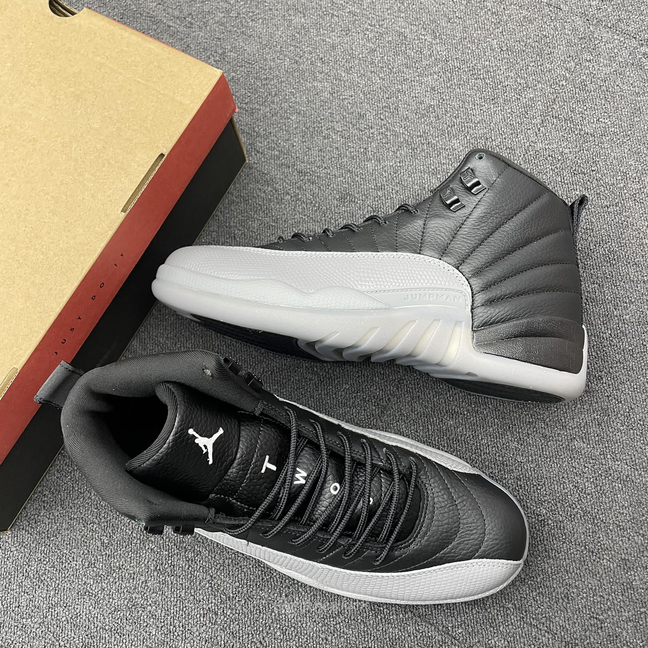 Air Jordan 12 Black Wolf Grey Ct8013 019 (9) - www.kitistry.com