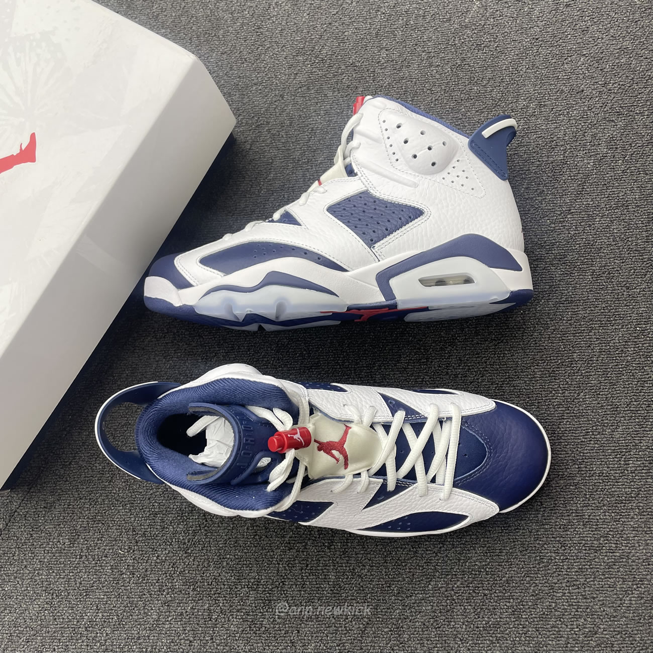Air Jordan 6 Retro White Navy Red Ct8529 164 (8) - www.kitistry.com