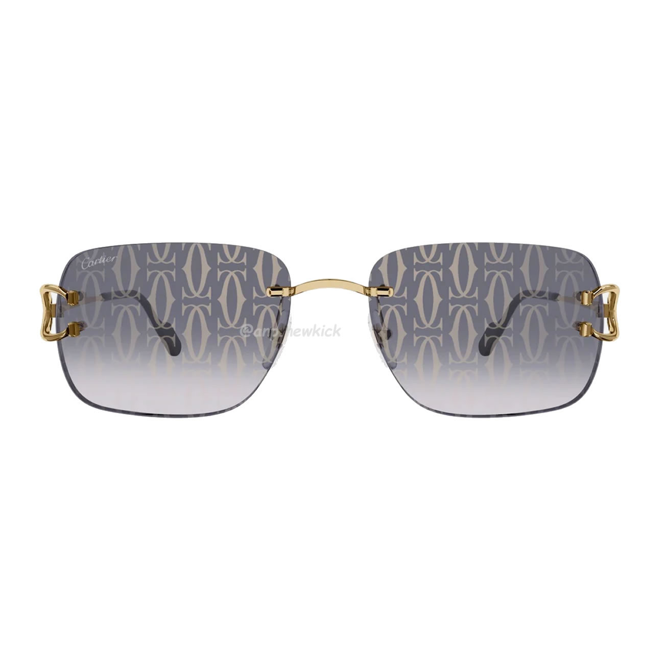 Cartier Eyewear Rimless Rectangle Frame Sunglasses (11) - www.kitistry.com Cartier Eyewear Rimless Rectangle Frame Sunglasses (11) - www.kitistry.com