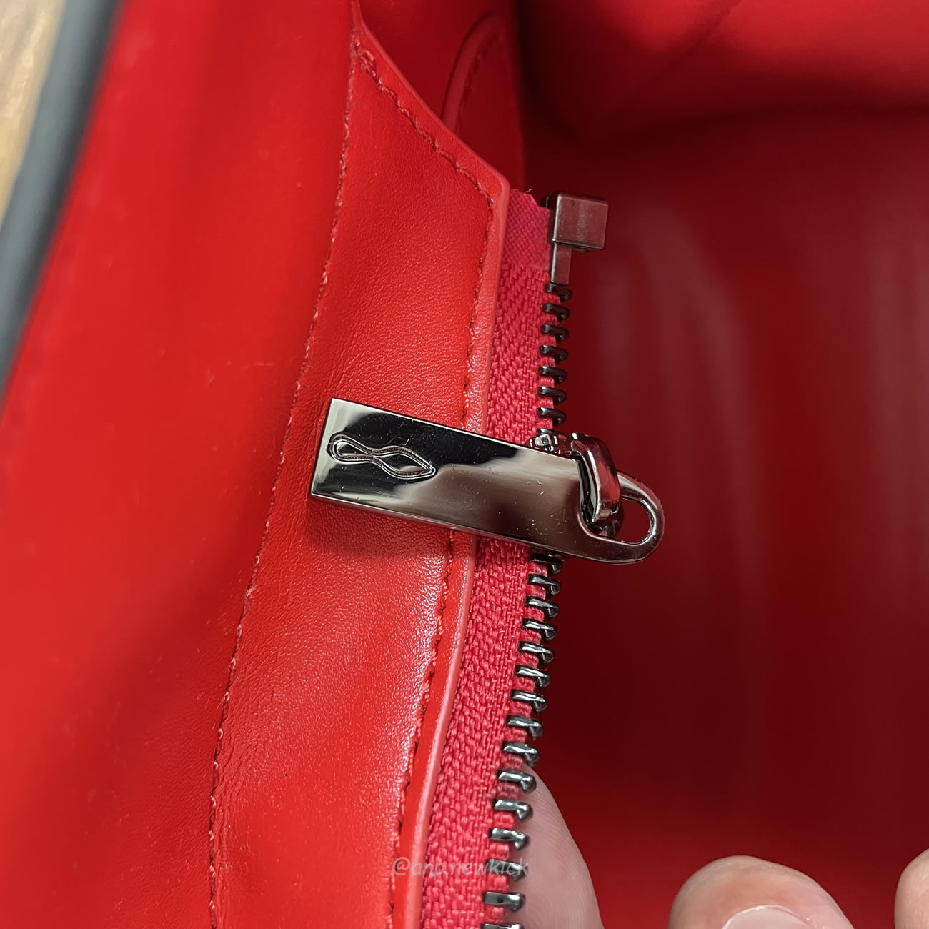 Christian Louboutin Black Red Leather Mini Studded Paloma Tote (3) - www.kitistry.com Christian Louboutin Black Red Leather Mini Studded Paloma Tote (3) - www.kitistry.com