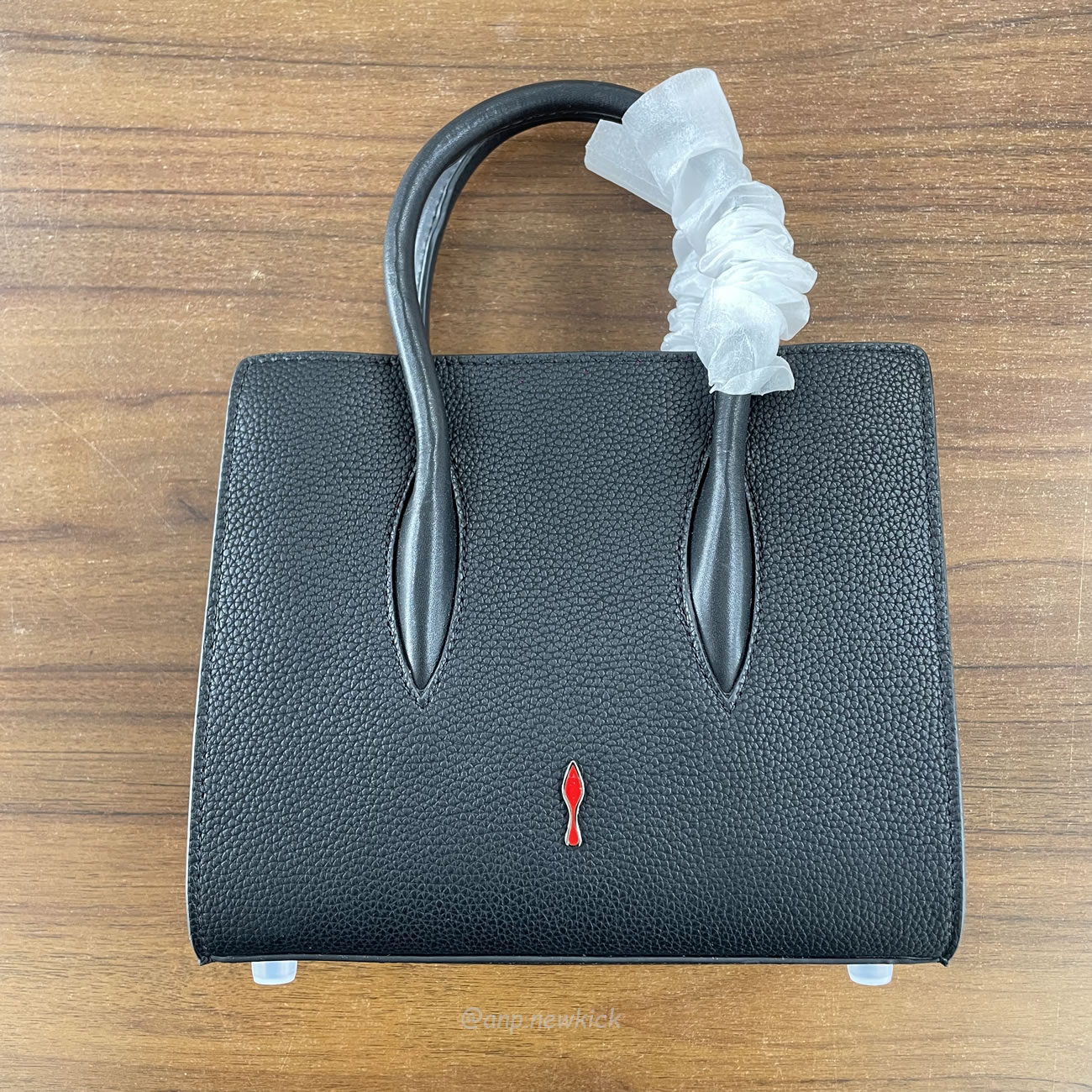 Christian Louboutin Black Red Leather Mini Studded Paloma Tote (6) - www.kitistry.com Christian Louboutin Black Red Leather Mini Studded Paloma Tote (6) - www.kitistry.com