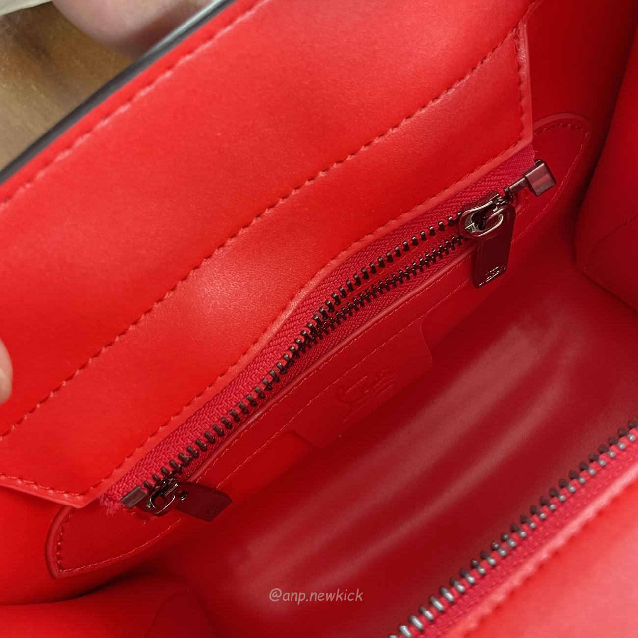 Christian Louboutin Black Red Leather Mini Studded Paloma Tote (8) - www.kitistry.com Christian Louboutin Black Red Leather Mini Studded Paloma Tote (8) - www.kitistry.com