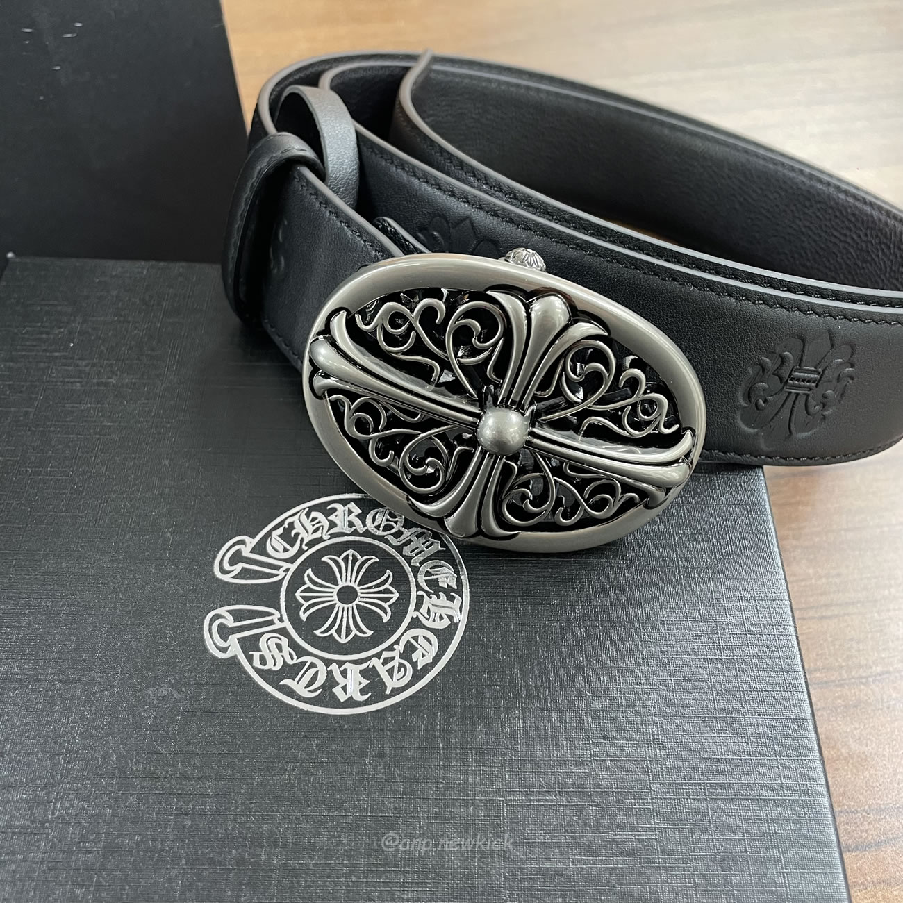 Chrome Hearts Classic Oval Cross Leather Belt Black (2) - www.kitistry.com Chrome Hearts Classic Oval Cross Leather Belt Black (2) - www.kitistry.com