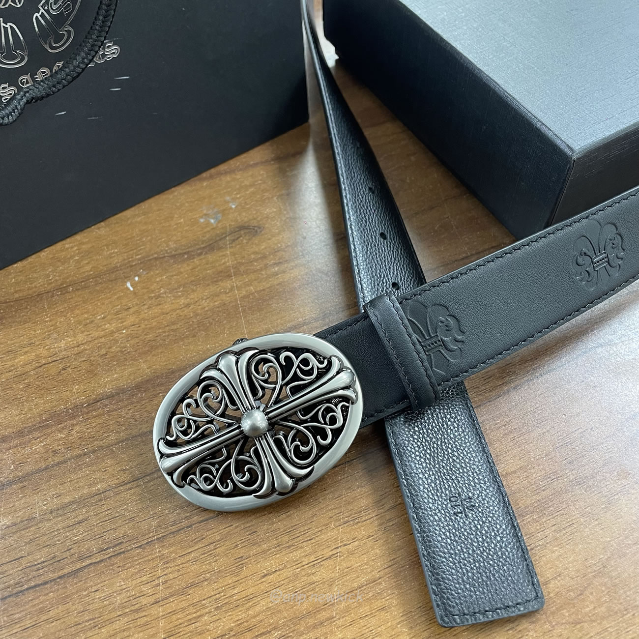 Chrome Hearts Classic Oval Cross Leather Belt Black (4) - www.kitistry.com Chrome Hearts Classic Oval Cross Leather Belt Black (4) - www.kitistry.com