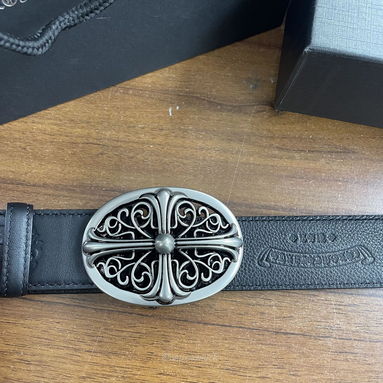Chrome Hearts Classic Oval Cross Leather Belt Black (7) - www.kitistry.com Chrome Hearts Classic Oval Cross Leather Belt Black (7) - www.kitistry.com