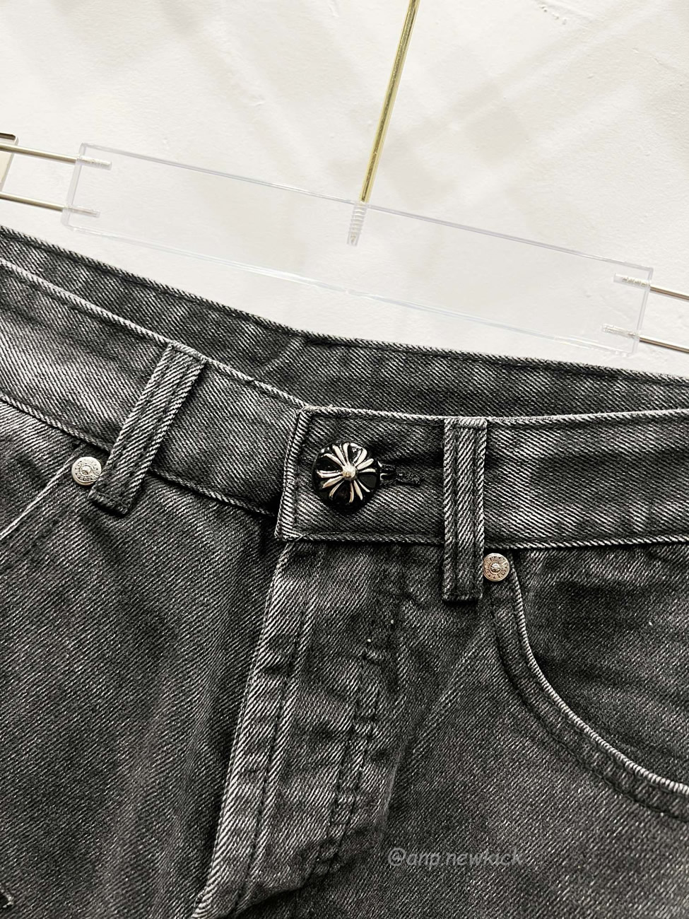 Chrome Hearts Black Grey Silver Cross Patch Jeans (2) - www.kitistry.com Chrome Hearts Black Grey Silver Cross Patch Jeans (2) - www.kitistry.com