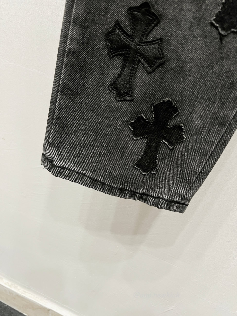 Chrome Hearts Black Grey Silver Cross Patch Jeans (4) - www.kitistry.com Chrome Hearts Black Grey Silver Cross Patch Jeans (4) - www.kitistry.com