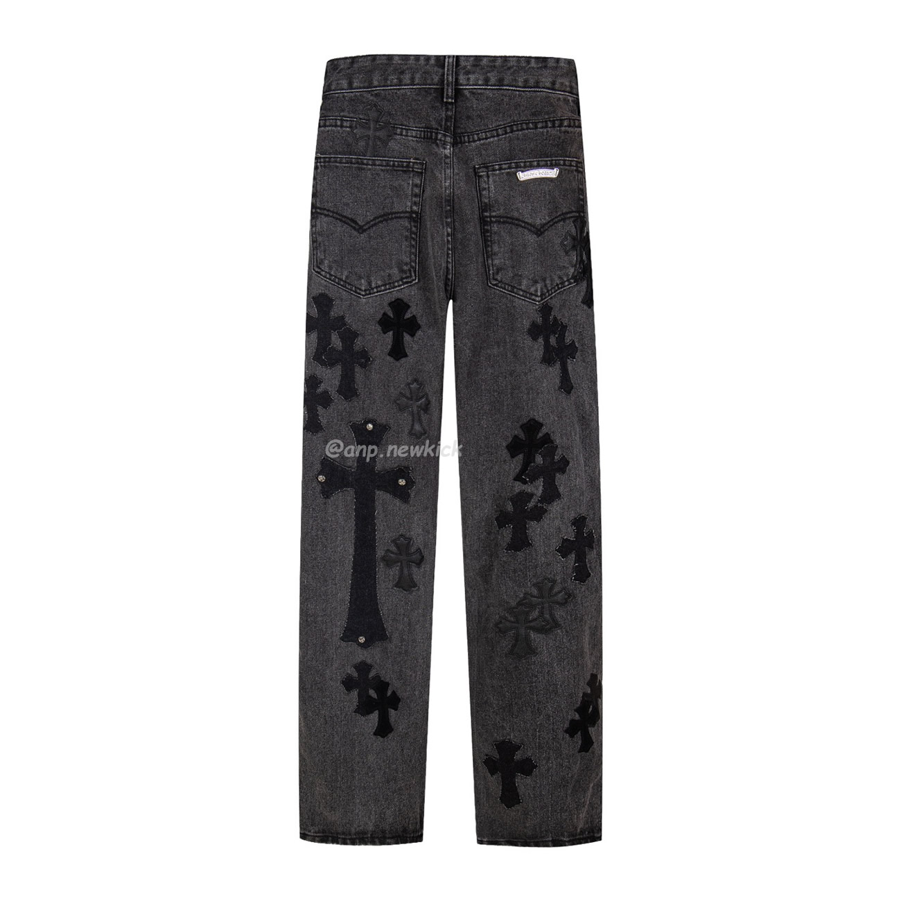 Chrome Hearts Black Grey Silver Cross Patch Jeans (5) - www.kitistry.com Chrome Hearts Black Grey Silver Cross Patch Jeans (5) - www.kitistry.com