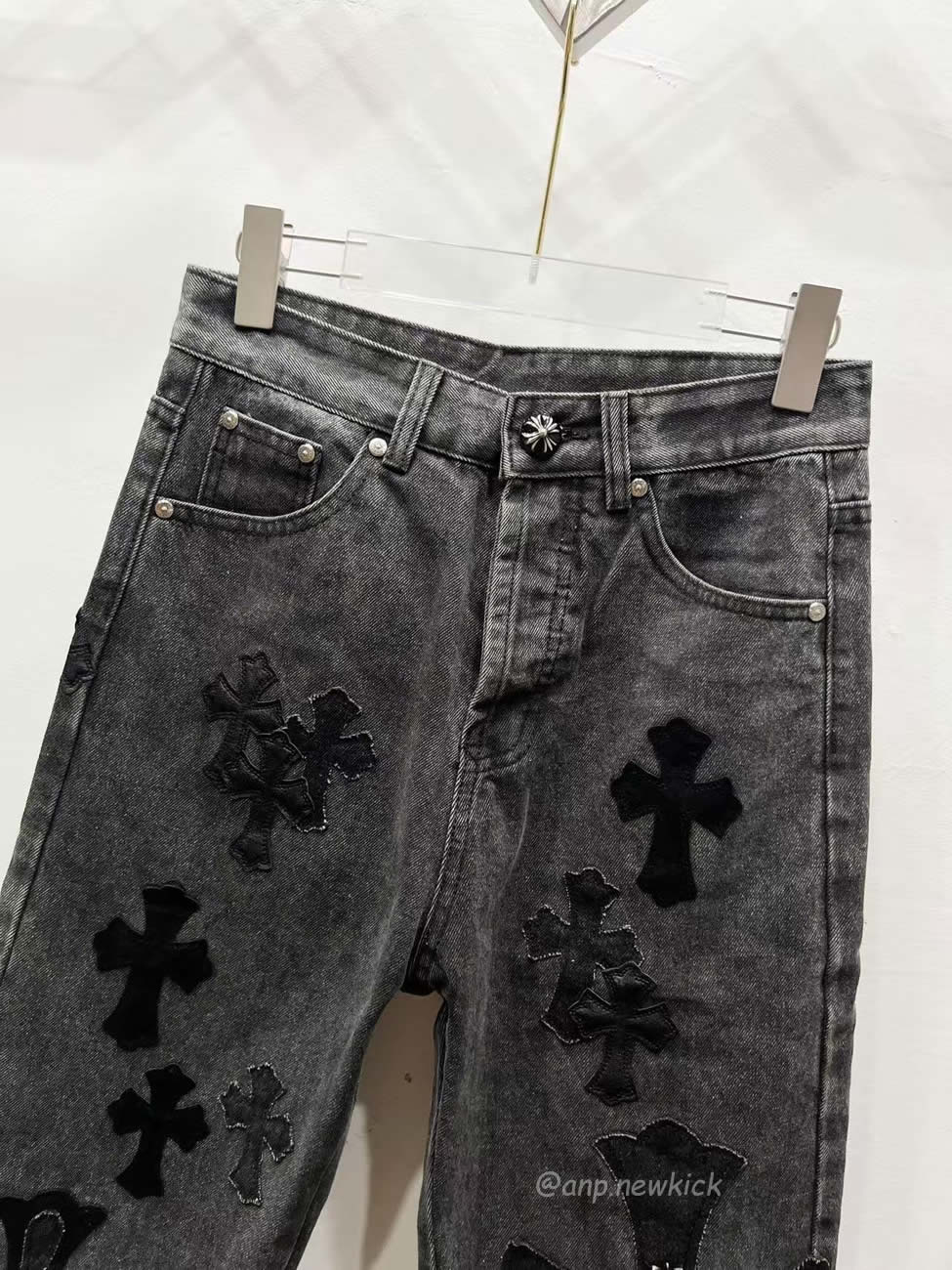 Chrome Hearts Black Grey Silver Cross Patch Jeans (7) - www.kitistry.com Chrome Hearts Black Grey Silver Cross Patch Jeans (7) - www.kitistry.com